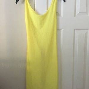 Spandex  Tank Body-con  with scoop back